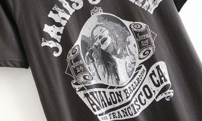 Camiseta Vintage Janis Joplin