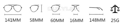 Óculos de Sol Round Luxury
